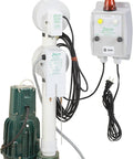 Heavy Duty Oil Guard Wastewater Pump Package With Smart Switch And Built In Alarm for 1/2 HP effluent system with cords.