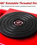 360° Rotatable Threaded Disc for No Sweat Heavy Lifting Machinery Roller Skates, wear-resistant and slip-resistant.