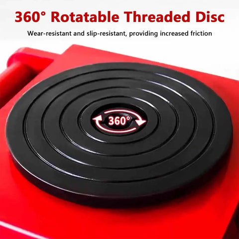 360° Rotatable Threaded Disc for No Sweat Heavy Lifting Machinery Roller Skates, wear-resistant and slip-resistant.