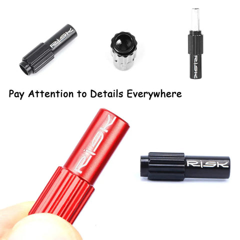 Red Aluminum CNC Bike Cable Adjusters Set For On The Fly Derailleur And Brake Tuning Ride Ready Lightweight 50mm Housing Caps