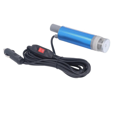 Jiawu 12V Electric Oil Transfer Pump For Construction Machinery. Features Fast Stainless Steel Build, Integrated Filter, Durable Seals, And Powerful Motor. High Flow Rate At 12 Liters Per Minute. Quiet Operation. Perfect For Diesel Fuel, Hydraulic Fluid,