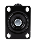 Top view of Beefy 2.5 Inch Leveling Swivel Caster Wheels With Adjustable Foot Pad Heavy Duty 550 Kg Load Capacity 1212 Lb 360 Degree Rolling