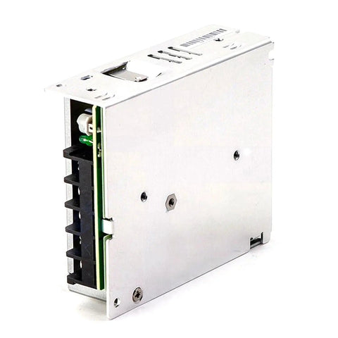 Heavy Duty Switching Power Supply 24V 1.5A 36W Fanless Metal Enclosure showing side view, compact design for factory and home use.