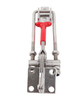 90 Degree Toggle Clamp Fastener With Plastic Cover Handle for home decor, machinery, welding, and mold applications; stainless steel