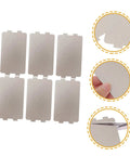 Six Piece Microwave Waveguide Mica Sheet Set For Heat Insulation And Fire Retardant Covers Easy To Cut Grease Shield Image