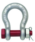 G2130 Bolt Anchor Shackle 4 Inch Nominal Size Beefy 150 Ton Working Load Limit, Carbon Steel Body With Alloy Pin