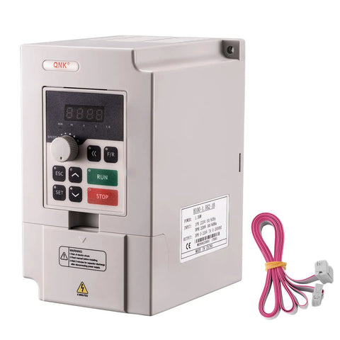 VFD inverter from CNC Spindle Motor Kit One Point Five Kilowatt 220V Air Cooled Spindle With VFD Inverter 400Hz 24000RPM ER11 Collet Set