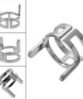 Plasma Cutter Torch Roller Guide SG 55 And AG 60 Compatibility Pilot Arc Torch Stand Off Spacer Roller, durable carbon steel.