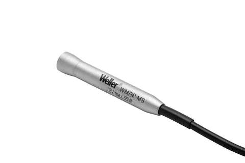 Micro Soldering Pencil 55 Watt Handpiece with O Tip Black Pro Grade Soldering Tool for Tiny Joints, Silver Tone