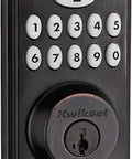 SmartCode 914 Keypad Electronic Deadbolt With Z Wave Plus And SmartKey Security For Alexa Voice Control Hands Free Venetian Bronze Finish