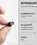 Close-up of hand holding a 4Pc Beefy Golf Driver Screw Bolts Set Compatible With Taylormade M3 M4 M5 M6 SIM SIM 2 Stealth 2 Qi10