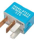 12V DC 4 Pin Automotive Relay Pack Of 2 For AC Compressors, Starters, Headlights And More Plug And Play Ready Fits Toyota Prius, RAV4, 4Runner, Camry, Lexus Or Scion Cars, blue relay
