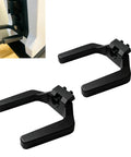 Absolute Game Changer Single Dose Coffee Grinder Fork With Tilted Drip Catch Base shows a black 3D-printed coffee grinder fork for home brewing.