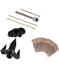 Hardwood Floor Squeak Fix Kit With Squeak No More Tech, Includes 5 Tools And 50 Notched Screws, Carpet And Wood Floor Repair Set For DIY