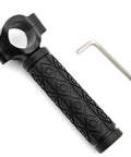 Back Saver Pull Handle For Sand Scoops Beach Shovel Grip Fits 30 Mm Handle, black plastic with Allen key