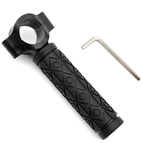 Back Saver Pull Handle For Sand Scoops Beach Shovel Grip Fits 30 Mm Handle, black plastic with Allen key