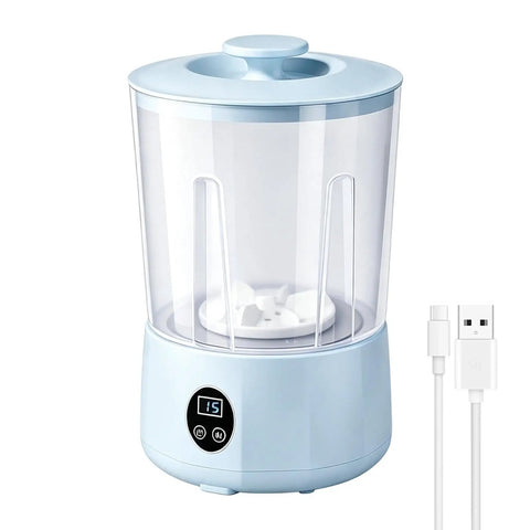 Rad Cordless Mini Washing Machine With 3 Speeds Built For Dirty Underwear Fix Travel Woes With Easy Laundry Setup In Dorms Or Tents Using Sweet Battery Juice To Keep Threads Dripping Clean While You Chill With Zero Stress.