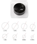 Circle Leather Punch Tool Set For DIY Crafts With Eight Hole Dies In 20 25 30 35 40 45 50 55mm Includes Durable Alloy Steel Punches