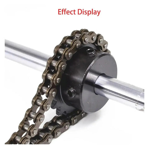 Heavy Duty Roller Chain 06B 1.5M Link For Industrial Drive Systems Made From Strong 45# Carbon Steel on sprocket setup.
