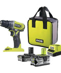 High Output 18V Cordless Drill Driver With 22 Torque Settings And Self Tightening Chuck, Includes 2.0Ah And 4.0Ah Lithium Batteries, Fast Charger, And Rugged Carrying Case