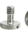 Heavy Duty Stainless Steel Tripod Screws With Flat Head Slots For Quick Release Plates Rock Solid Camera Hardware Compatible With Top Brands No Fuss Setup 3 Pack showing 1/4"-20 threaded design.