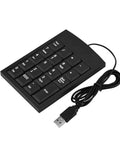 USB Numeric Keypad For Laptop, Portable External Number Pad, Plug and Play, Anti Slip Design, compact keyboard with cable