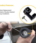 Badass Aluminum Tungsten Electrode Sharpener Featuring Cut Off Slot Cruises Through TIG Welding Prep Sweet And Fast While Including Five Heavy Duty Grinding Discs For All Standard Rotary Tools, showing quality material and easy installation features.