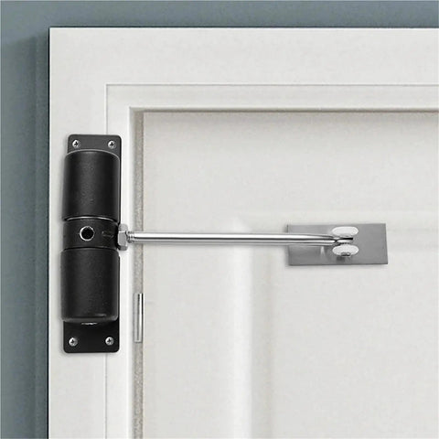 Go-To Metal Spring Closer Aluminum Alloy Rebound Door Stopper For White Doors Wear-Resistant Safety Stop