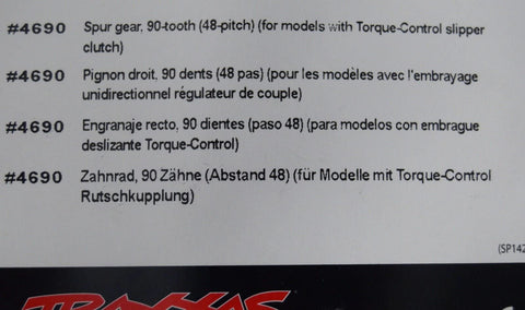 90 Tooth 48 Pitch Spur Gear For RC Cars And Trucks With Torque Control Slipper Clutch Nylon Construction Built For High Power Rigs And Fine Tuned Final Drive For Smooth Gear Mesh And Maximum Power Handling