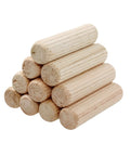 Wooden Dowel Pins Pack Of 120 Three Eighths Inch By One And A Half Inch Straight Grooved Pins With Beveled Ends Tapered For Furniture Doors