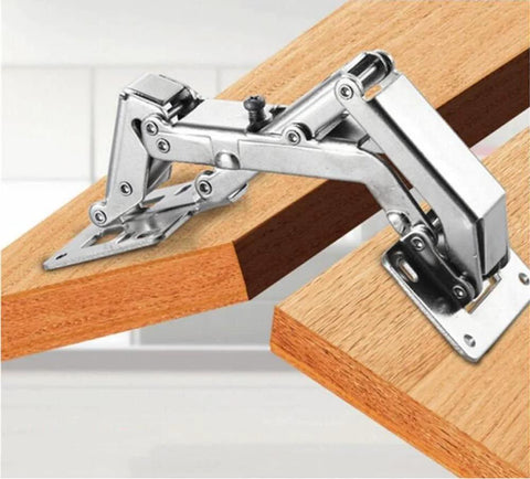 2 Pack 175 Degree Hidden Frameless Cabinet Hinges With Hydraulic Soft Close Adjustable Mount Full Cover Design showcased