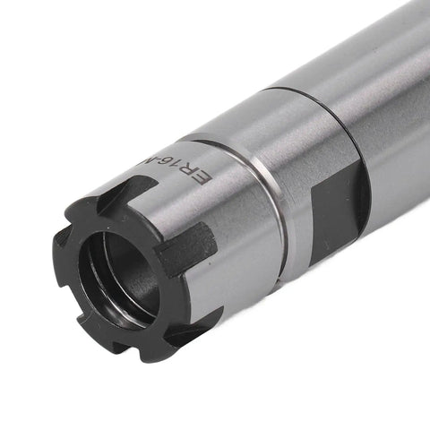 Ycauty SL22 ERG16A 80 Collet Chuck Holder Multifunctional CNC Extension Rod showing detailed carbide body and ERG16A collet size.