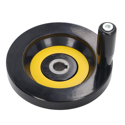 Table Saw Handwheel With Revolving Handle 14mm Center Hole And 125mm Outer Diameter Ergonomic Detachable Handle For Precise Adjustments