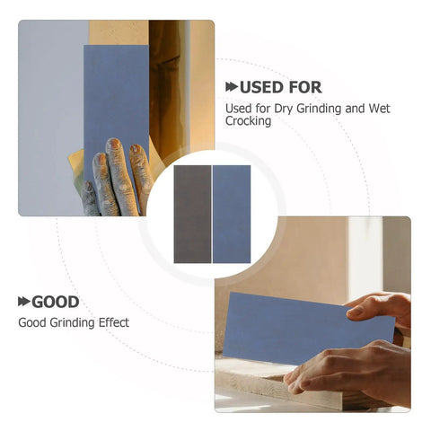 Wet And Dry Sandpaper Sheets Kit With Silicon Carbide Grit For Metal Wood Furniture Cars And Electronics in use on wood