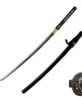 Unsharpened Stainless Steel Wakizashi Iaito For Iaido Practice And Display With Bo Hi Fuller Groove 21 Inch Blade Nukitsuke And Noto Safe Practice Sword, featuring 21 inch blade, dragon tsuba, black cotton wrap