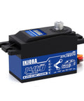 Beefy 14Kg Digital RC Servo With Full Metal Gears And Dual Ball Bearings for 1Tenth and 1Twelfth RC Cars, black aluminum case, side view