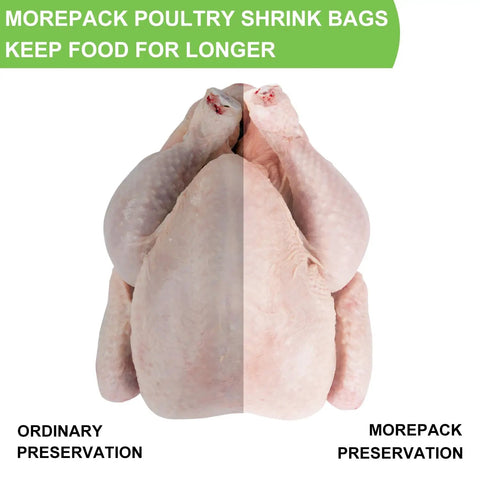 13x18 Inch Poultry Shrink Bags 50 Pack With Zip Ties And Air Straw, clear chicken bag comparison on whole poultry
