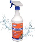 World's Best Wallpaper Stripper And Sticky Paste Remover, Citrus Scent, 32oz spray bottle with label and splash design