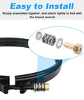 Slick Spring Barrel Nut Assembly For Pool And Spa Filter Housing Clamp Kit featuring brass fasteners and gaskets.