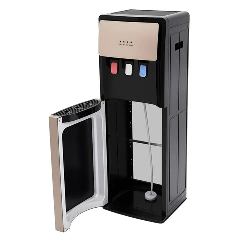 Bottom Loading Water Cooler Dispenser With Three Temp Settings Dope Hot Cold And Room Temp Floor Standing Drinking Machine