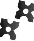 Heavy Duty Arbor Press Plates Set For 20 Ton And 32 Ton Shop Presses With AR400F Steel Thickened H Frame Wear Resistant 140000 PSI Yield 5 Notch Tool Pack 1x5x5 Inches Ideal For Metalworking And Auto Repairs, two black steel plates