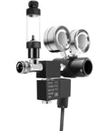 CO2 Regulator For Aquarium With DC Solenoid Bubble Counter And Check Valve Side Open Cylinder CGA320 DIY Plant Growth Setup