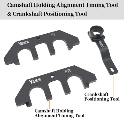 Three Piece Camshaft Alignment Tool And Crankshaft Positioning Tool Kit For Ford F150 Mustang 5 0 Coyote V8 Engine 2010 To 2017 Gen 1 And Gen 2