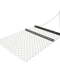 Heavy Duty Drag Harrow 4x5 Ft Chain Harrow Built Tough For Landscape Leveling And Sod Prep, Q235 Steel Build with connecting chain
