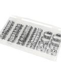 Awesome 40pc Stainless Steel Worm Gear Hose Clamps Assortment Kit Ranging From 1/4 Inch To 1 1/8 Inch For Tough Plumbing And Intercooler Tubing Jobs in organizer case
