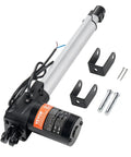 12V Linear Actuator, 10 Inch Stroke, Heavy Duty 1320lbs and 6000N Lift, 0.19 Inch Per Second Speed with mounting brackets