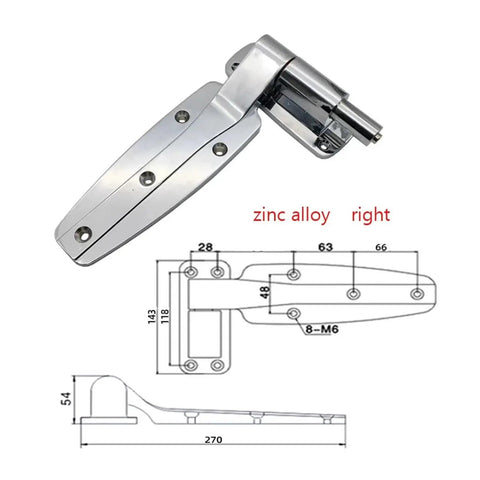 Built Tough Flat Door Hinge Lift For Industrial Equipment And Shop Doors, Durable Steel Door Hardware Part With One Color Finish
