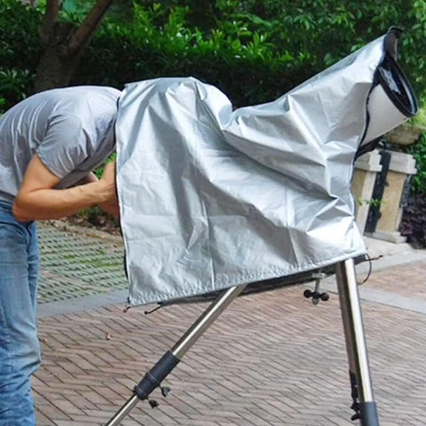 All Weather Telescope Dust Cover For Outdoor Astronomy Gear waterproof silver-coated in use on telescope outdoors