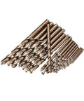Heavy Duty 19 Piece HSS M35 Cobalt Twist Drill Bit Set For Metal And Aluminum Drilling With Straight Shank Deep Hole Machinist Tools Kit, 19-piece set