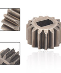 Close-up of Two Pack 131-5399 15T Pinion Gear For 30 Inch Rear Drive Toro Time Master 22 Inch Personal Pace Rear Drive Mowers